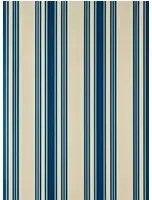 Farrow & Ball Carta da parati Tented Stripe - String/ Strong Blue
