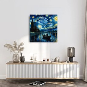 Quadro su tela – Notte magica sull’acqua