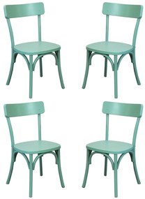 CHELSEA - set 4 sedie in legno di olmo