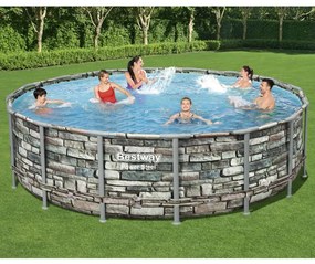 Bestway Set Piscina Power Steel 488x122 cm