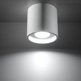 Plafoniera da Soffitto in Alluminio ORBIS 1 GU10 Bianca da Interno
