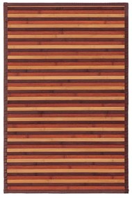 Tappeto in bambù marrone-senape 60x90 cm - Casa Selección