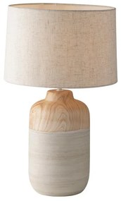Lampada da tavolo natura Woody E27 LUCE AMBIENTE DESIGN