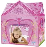 Tenda da Gioco per Bambini 95x72x105 cm Struttura in Plastica Tubolare Sweet Dreams Rosa