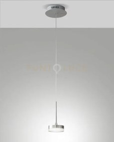 Dunk sospensione 1 luce alluminio a led 3000k - 8w - 750 lm dimmera...