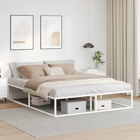 Giroletto Senza Materasso Bianco 160x200 Cm Metallo /
