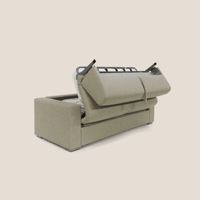 Nixon Divano letto matrimoniale con materasso 20 cm in tessuto impermeabile T03 marrone