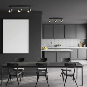 Faretto CINO 3xGU10/8W/230V nero