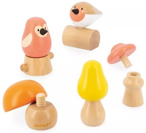 Uccellini E Funghi Da Avvitare