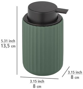Distributore di sapone in ceramica verde Belluno - Wenko