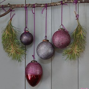 Set di 4 decorazioni natalizie Ilva