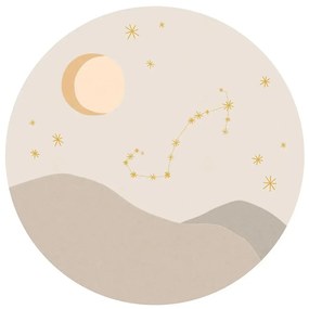 Eijffinger Carta da parati panoramica Star Sign Circles Beige - Scorpio