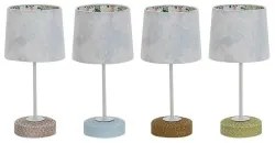 Lampada da tavolo DKD Home Decor Ceramica 16 x 16 x 33 cm Multicolore 220 V 25 W 4 Pezzi