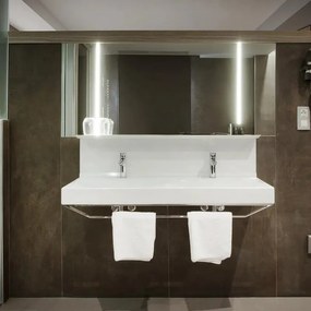 Piastrella da pavimento e rivestimento interno 100 x 300 cm Sp. 3.5 mm rettificato Lava in gres porcellanato opaco marrone traffico intenso (pei 4/5) R10