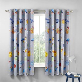 Tenda per bambini 2 pezzi 168x183 cm Lost In Space - Catherine Lansfield