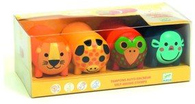 Francobolli per bambini in set da 4 Safari zvířátka - Djeco