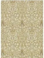 Tapete Snakeshead von Morris & Co. - Gold/ Linen