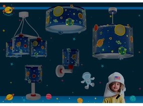 Dalber 41341N - Lampada LED per bambini PLANETS 1xG4/4W/230V blu