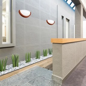 Applique NATURAL SLIM 1xE27/60W/230V pino/marrone