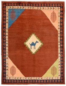 Gabbeh Tappeto 180 x 230 Beige (Afghanistan) Annodato A Mano