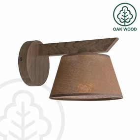 Brilagi - Lampada da parete LED ANTHONY 1xE14/40W/230V noce marrone