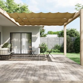 Paravento Verticale Beige 140x1000 Cm İn Tessuto Oxford /