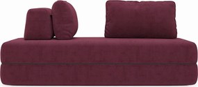 Rift divano letto matrimoniale 2 posti e 3 posti con schienali mobili - materasso alto 24 cm e memory foam in tessuto smacchiabile T31