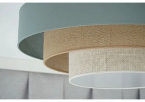 Duolla-Plafoniera LED LUNETA LED/26W/230V diametro 60 cm 4000K turchese/beige