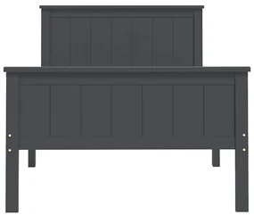Giroletto grigio in legno massello di pino 100x200 cm