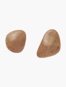 Set di 2 ganci da parete in legno di frassino Cairn