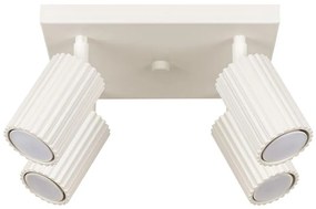 Sollux SL.1602 - Faretto KARBON 4xGU10/10W/230V color crema