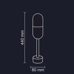 Lampada da esterno HORTEN 1xE27/10W/230V IP44 44 cm