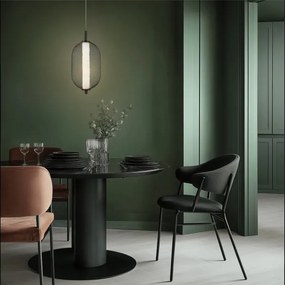 Lampada a sospensione su cavo PUMA LED/10W/230V Ø 15 cm nera