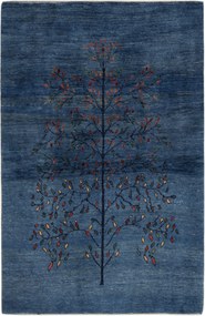 Gashguli Tappeto 180x120 Blu (Iran) Annodato A Mano