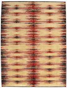 Gabbeh Tappeto 150 x 200 Beige (Iran) Annodato A Mano
