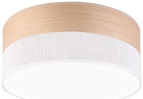 Plafoniera LED SIRJA WOOD LED/20W/230V diametro 35 cm bianco/quercia