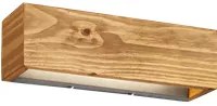 Applique Led in Legno Rettangolare bi-emissione Dimmer 13 W Brad GD Trio