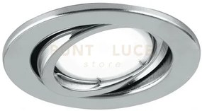 Kit  3 pezzi  incassi led matrix orientabili cromo 3 luci attacco g...