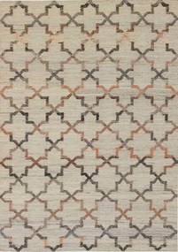 Kilim Tappeto 230 x 160 Marrone (Indian) Annodato A Mano