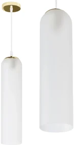 LAMPADA PENSILE VETRATA White Gold APP665-1CP