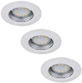 Rabalux 1046 - SET 3xLED Lampada da incasso LITE 3xGU10-LED/3W/230V