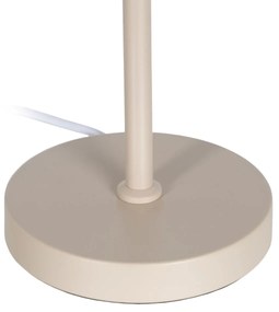 Lampada da tavolo Metallo Crema 20 x 20 x 44 cm