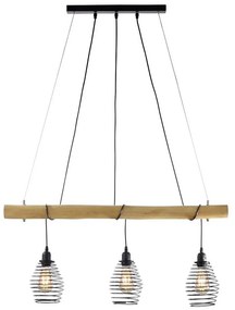 Leuchten Direkt 15526-79 - Lampadario a sospensione con filo SPRING 3xE27/40W/230V