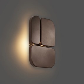 Lampada da parete di design bronzo a 3 luci - Planes