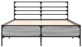 Giroletto grigio sonoma 120x190 cm in legno multistrato metallo