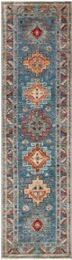 Kazak Tappeto 80x260 (Pakistan) Annodato A Mano