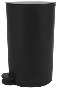 Pattumiera bagno 3 Lt nero con apertura a pedale Orbix