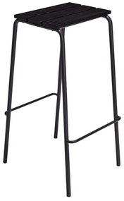 Set di sedie da bar nera 2 pz (altezza della seduta 76 cm) Stilt – Hübsch