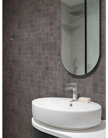 Piastrella da rivestimento interno ed esterno 30 x 30 cm Sp. 9 mm Materia in gres porcellanato smaltato opaco antracite 1 mq