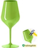 Calice vino in tritan 470 ml verde
